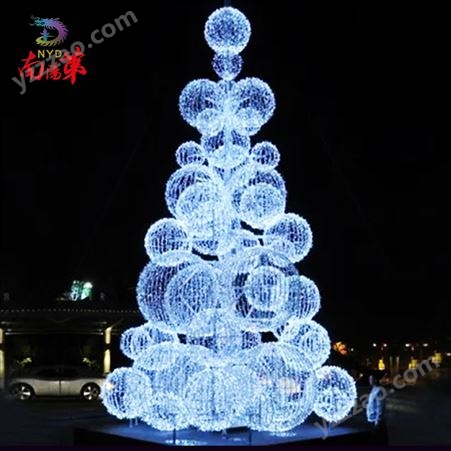 大型圣诞树 商场酒店户外广场灯光圣诞节装饰 钢结构定制 设计制作