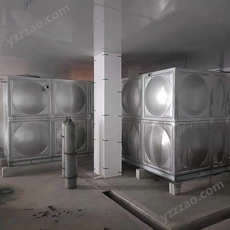 方形304消防不锈钢水箱 组合式焊接储水塔 酒店学校储水罐定制