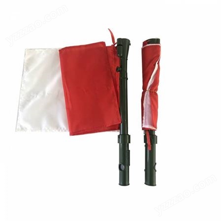 红绿双色应急指挥旗防汛应急水上救援发令旗训练指挥信号旗