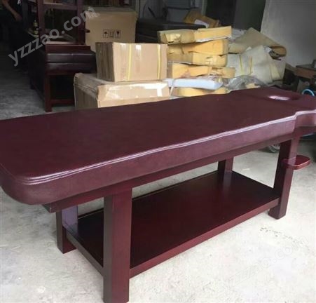 豪匠美业 北京供应中式实木按摩床 简单耐用按摩床 GH-X1033