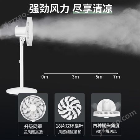 先锋(Singfun)轻奢风系列家用电风扇落地扇流通空气循环扇台地两