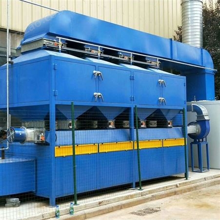 雷德安装 喷烤漆房废气处理 塑料厂催化燃烧设备 20000风量