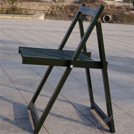 钢木折叠椅 野外新材料折叠椅 便携式折叠写字椅