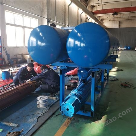 智匠 并联双浮筒式潜水泵 移动式安装 水库湖泊取水用