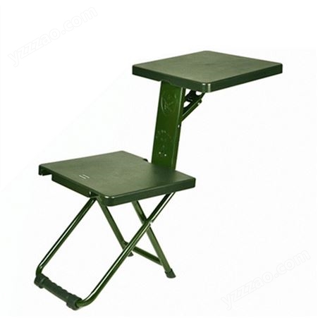多功能便捷式折叠椅 军绿色折叠桌椅 野外训练指挥作业桌