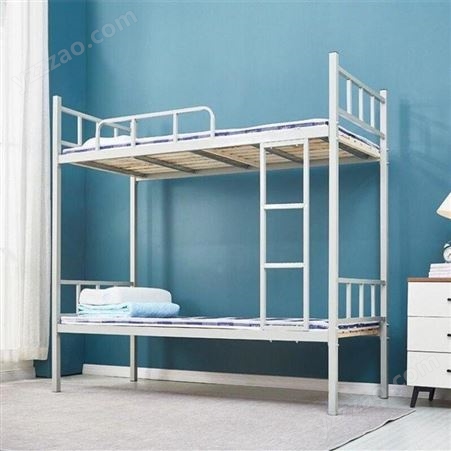 学生宿舍上下铺铁架床 实用双层员工高低床2000*900*1800mm