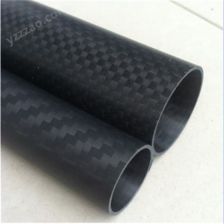 3K碳纤维管材 斜纹哑光碳管 纹路清晰 碳纤维厂家定制