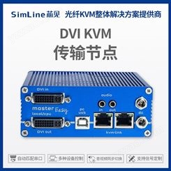 DVI KVM輸入節點 基于IP分布式遠程控制4K60無損無壓縮
