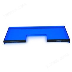 蓝色透明PU染色快速原型打样件手板厂样品展示外观展示结构件