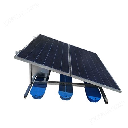 绿博斯环保 智能型推流曝气机 太阳能推流式灯光曝气设备