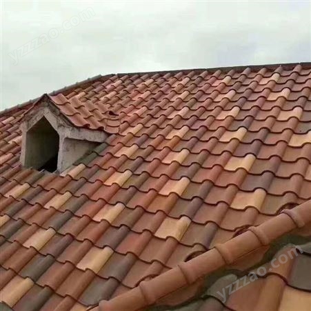 别墅洋房自建房 改造屋顶 西班牙西式S瓦 琉璃瓦 厂家制作安装
