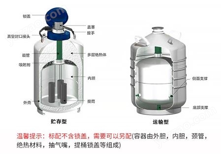 成都金凤YDS-35-200贮存型液氮罐 35L口径200mm生物制品液氮罐