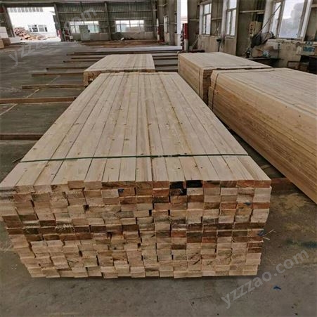 落叶松木方 铁杉工地方木生产 木材加工厂 建亿建筑 支持定制