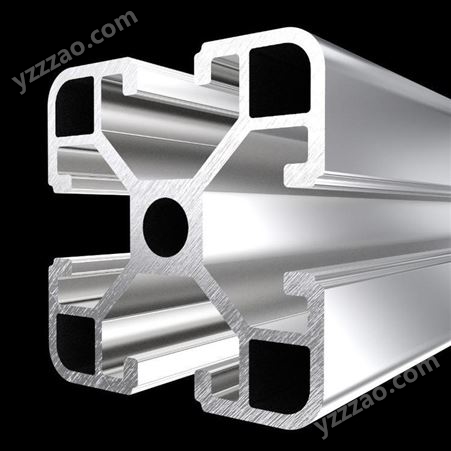 华耀创伟 口罩机工业铝型材国标4040铝合金方管框架型材配件