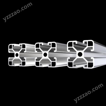 华耀创伟 口罩机工业铝型材国标4040铝合金方管框架型材配件
