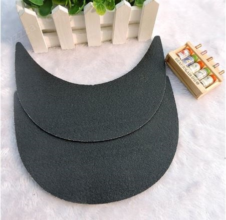 彩奕帽舌塑料板 环保PP片材 白色帽檐 本色双磨砂 来图定制