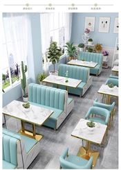 轻奢咖啡西餐厅双人卡座沙发简约餐饮饭店火锅汉堡奶茶店桌椅组合