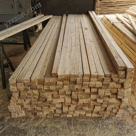 良美建材4×6木方 白松方木防腐木材加工厂 建筑工程用