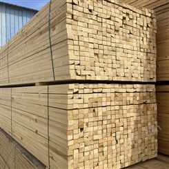 木材加工厂建筑用方木 良美建材 4*6白松工地木方