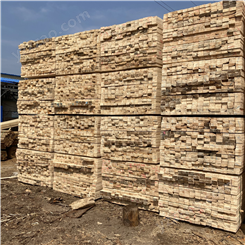 良美建材 白松木方规格定制 建筑工程工地方木加工厂