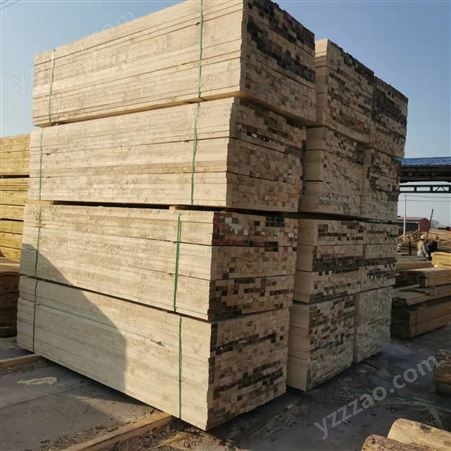 大量供应白松建筑木方 落叶松工地方木生产良美建材全国可售