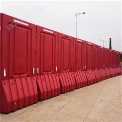 深圳水马回收红色施工围栏 盐田二手水马围挡出售大量供应