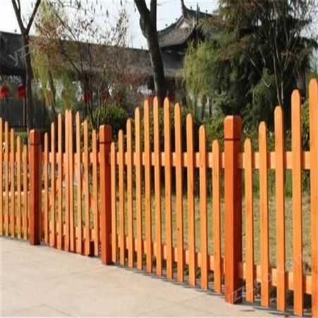 防腐木围栏 碳化木栅栏实木篱笆护栏杆 花园庭院篱笆围墙定制