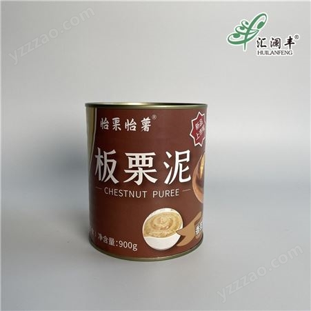 板栗泥 即食罐头900g栗子蓉果酱脏脏奶茶烘焙原料商用