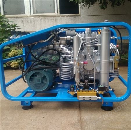 皓驹便携式高压呼吸气瓶充气泵 空气呼吸器填充泵
