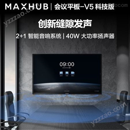 MAXHUB科技版65英寸视频会议平板TA65CA 商用会议电视 电子白板智慧屏