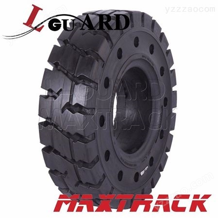 使用简单 轮毂式实心轮胎 825-12 青岛艾芬特 L-GUARD 叉车轮胎
